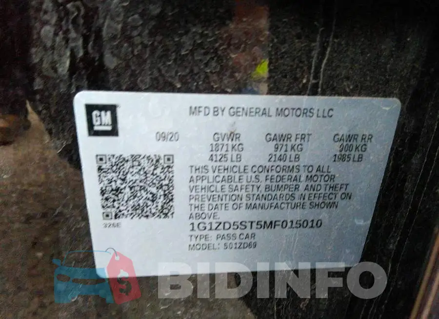 1G1ZD5ST5MF015010 Photo# 9