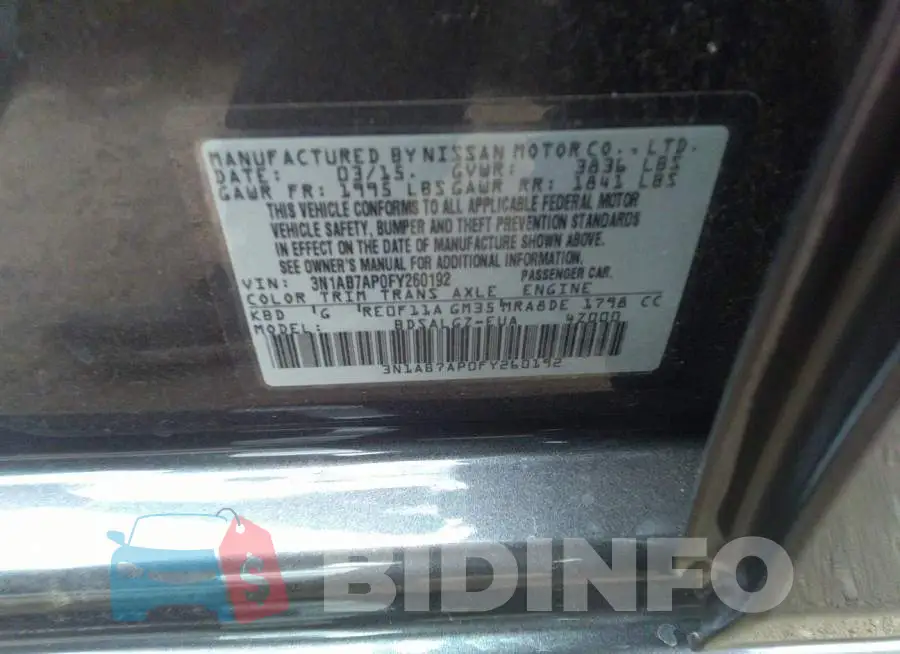 3N1AB7AP0FY260192 Photo# 9