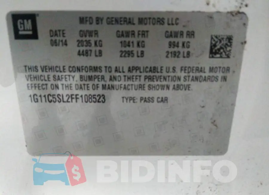 1G11C5SL2FF108523 Photo# 9
