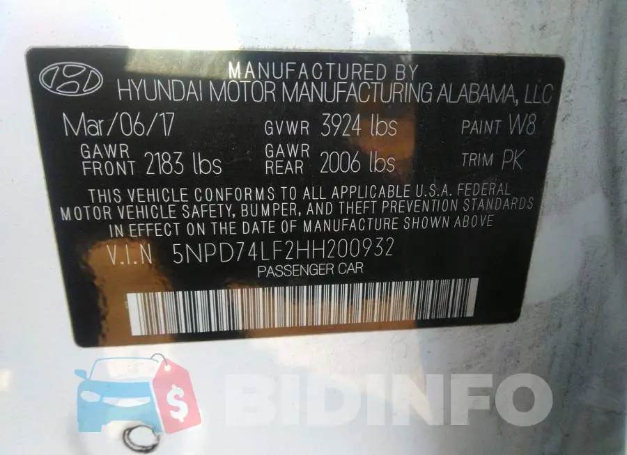 5NPD74LF2HH200932 Photo# 9