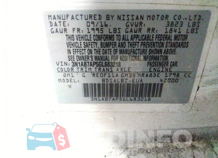 3N1AB7AP5GL683218 Photo# 9