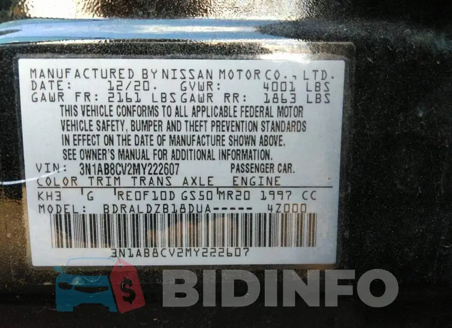 3N1AB8CV2MY222607 Photo# 9