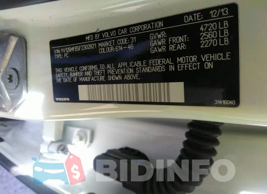 YV126MFB5F2302821 Photo# 9