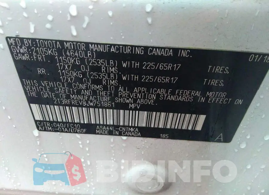 2T3RFREV8JW751861 Photo# 9