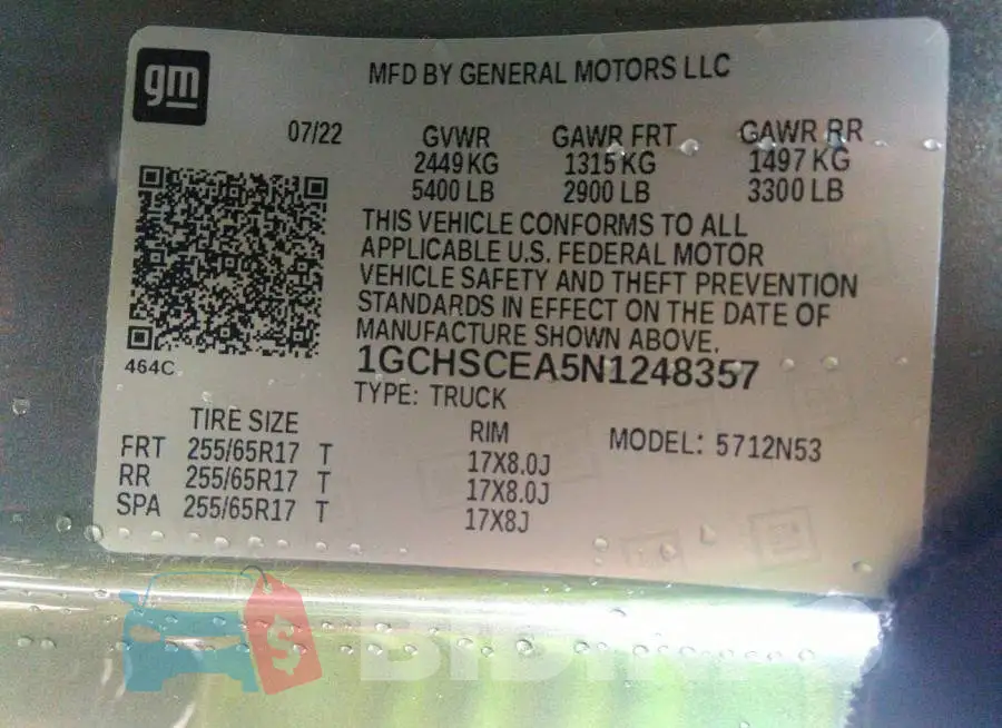 1GCHSCEA5N1248357 Photo# 9