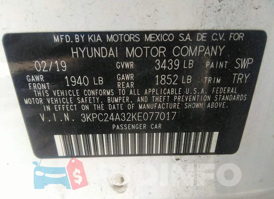 3KPC24A32KE077017 Photo# 9