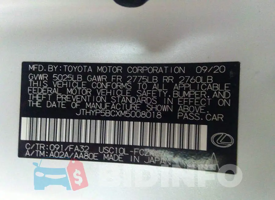 JTHYP5BCXM5008018 Photo# 9