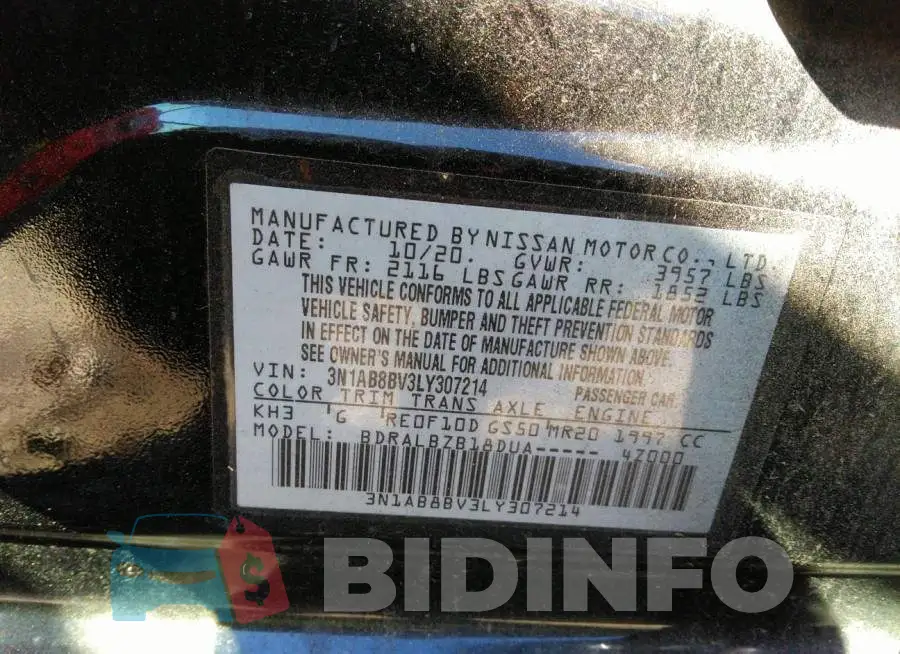 3N1AB8BV3LY307214 Photo# 9