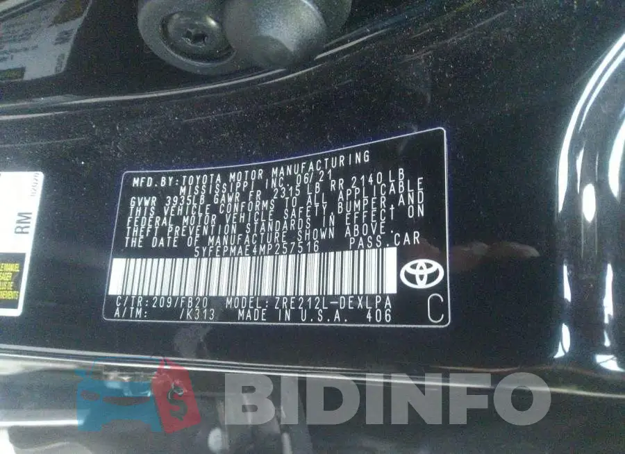 5YFEPMAE4MP257516 Photo# 9