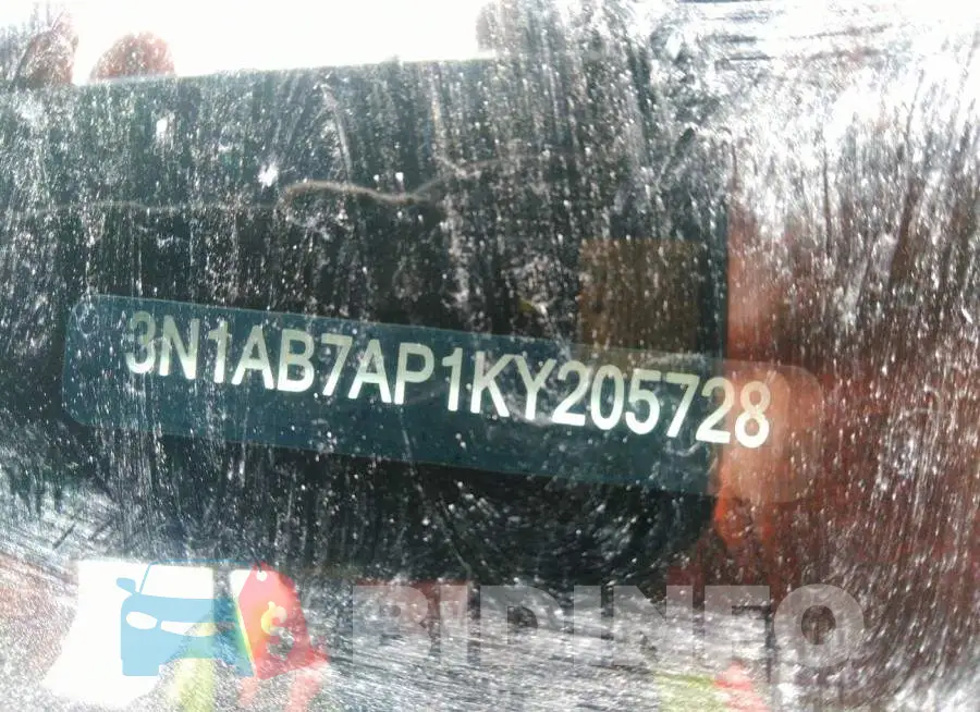 3N1AB7AP1KY205728 Photo# 9