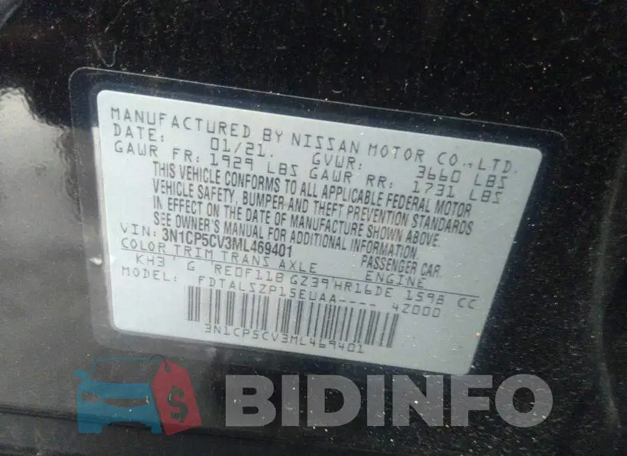 3N1CP5CV3ML469401 Photo# 9