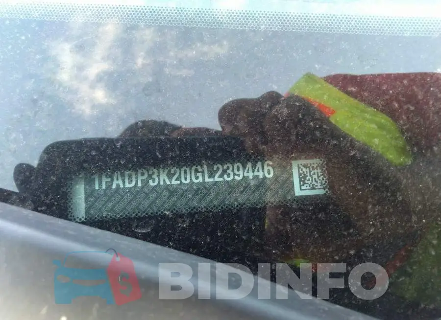 1FADP3K20GL239446 Photo# 9