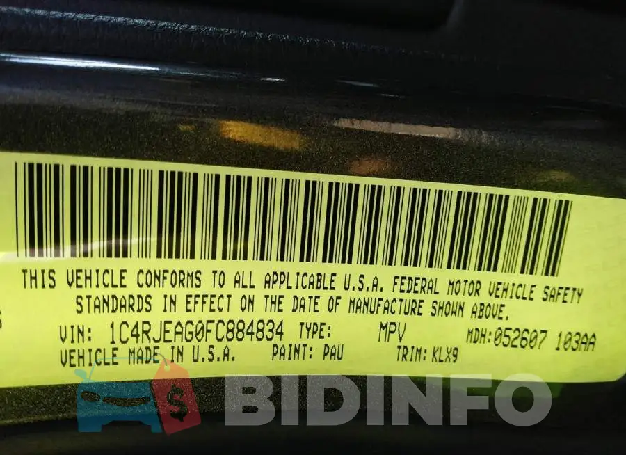 1C4RJEAG0FC884834 Photo# 9