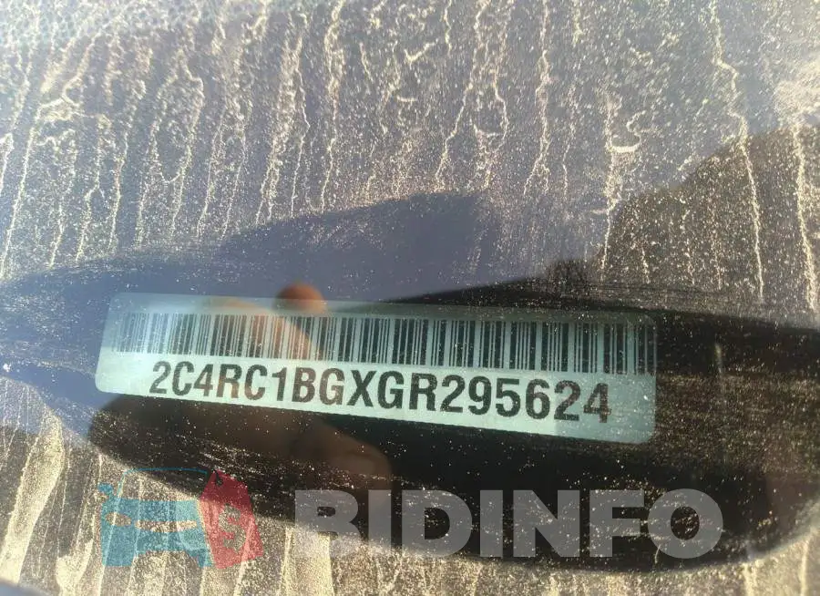 2C4RC1BGXGR295624 Photo# 9