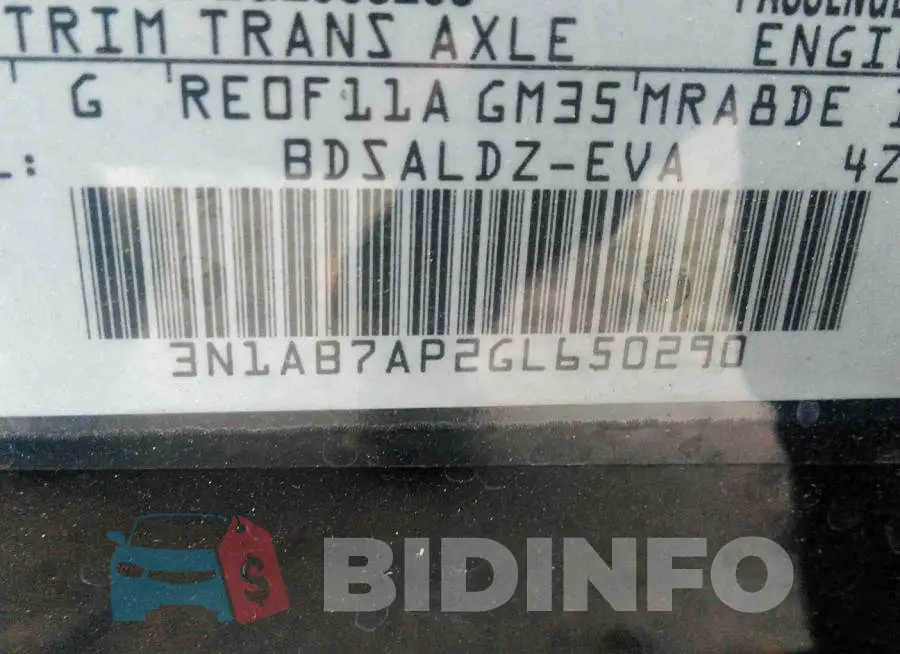 3N1AB7AP2GL650290 Photo# 9