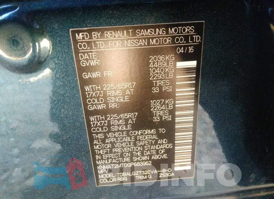 KNMAT2MT0GP683962 Photo# 9