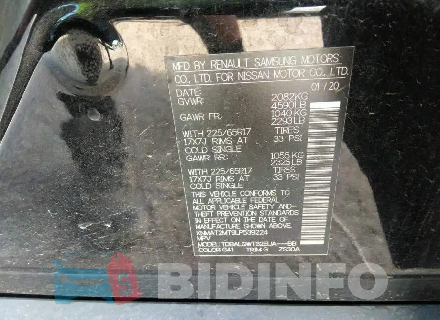KNMAT2MT9LP539224 Photo# 9