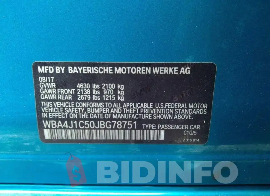 WBA4J1C50JBG78751 Photo# 9