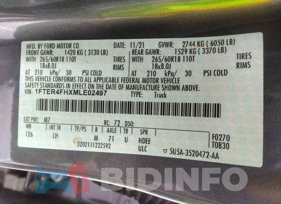 1FTER4FHXMLE02497 Photo# 9