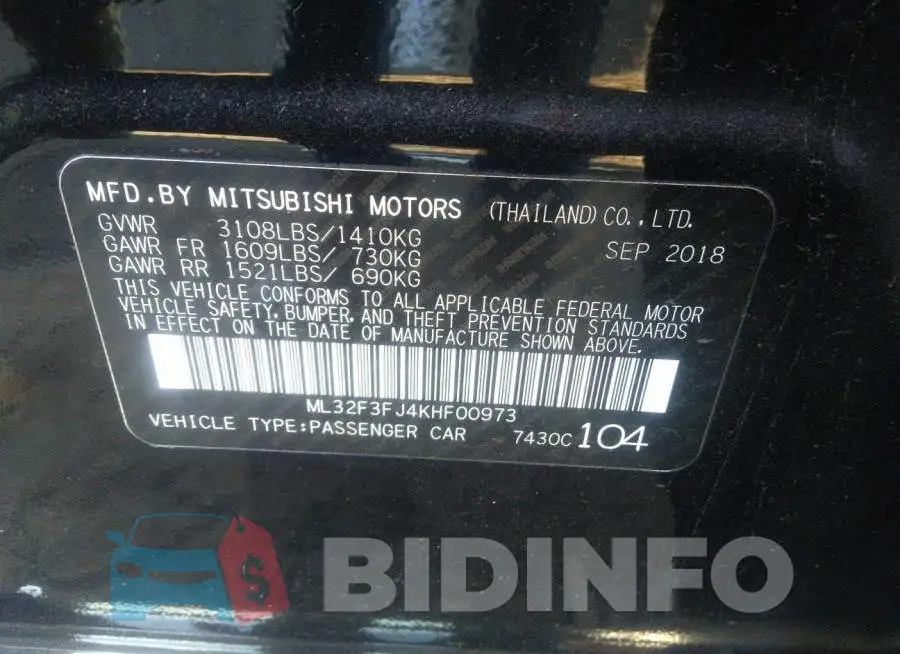 ML32F3FJ4KHF00973 Photo# 9
