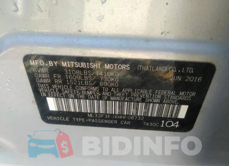 ML32F3FJXHHF08732 Photo# 9