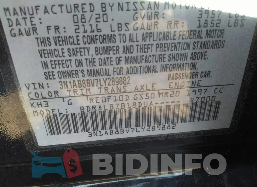 3N1AB8BV7LY289882 Photo# 9