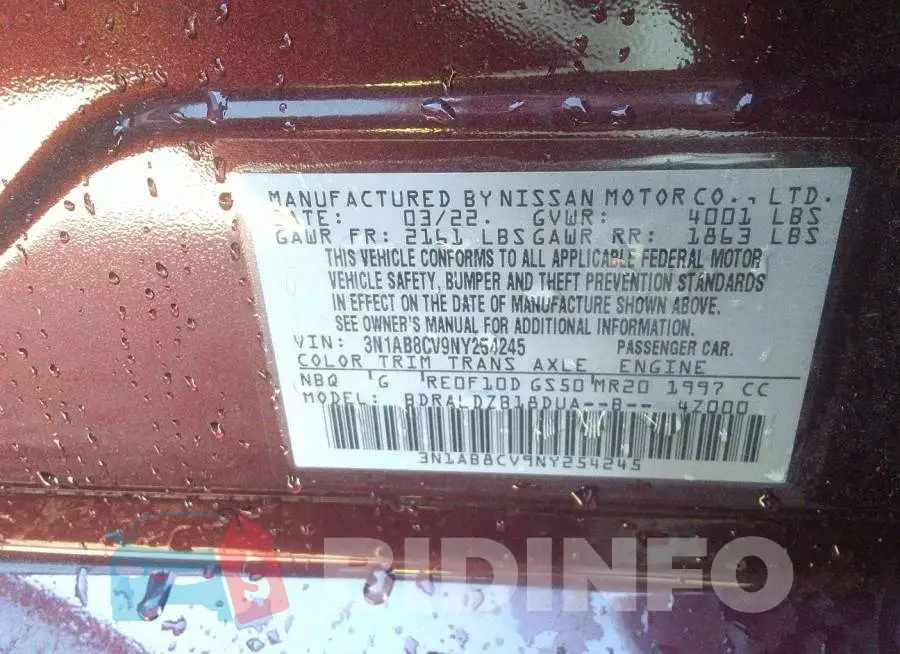 3N1AB8CV9NY254245 Photo# 9