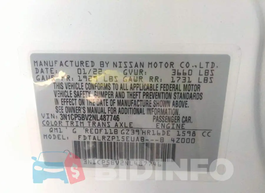 3N1CP5BV2NL487746 Photo# 9