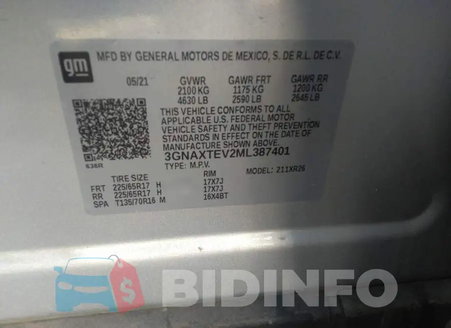 3GNAXTEV2ML387401 Photo# 9