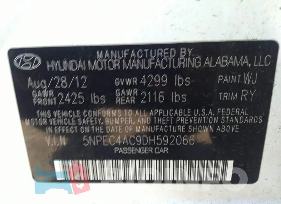 5NPEC4AC9DH592066 Photo# 9