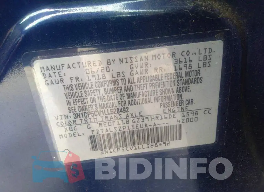 3N1CP5CV1LL528492 Photo# 9