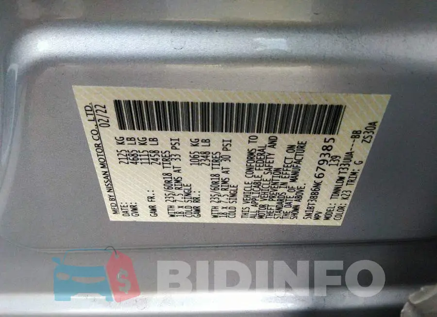 5N1BT3BB6NC679385 Photo# 9