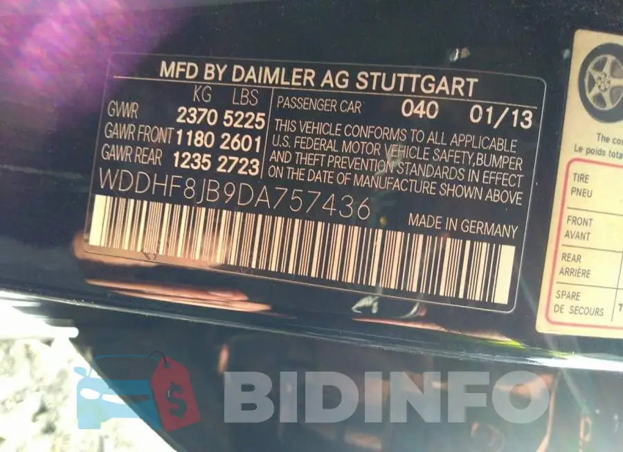 WDDHF8JB9DA757436 Photo# 9
