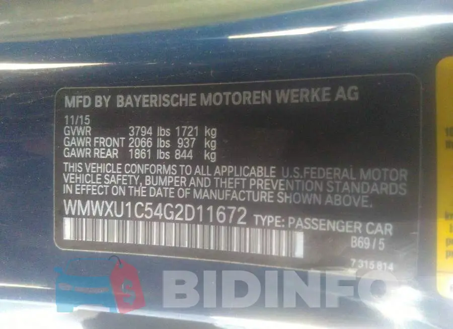 WMWXU1C54G2D11672 Photo# 9