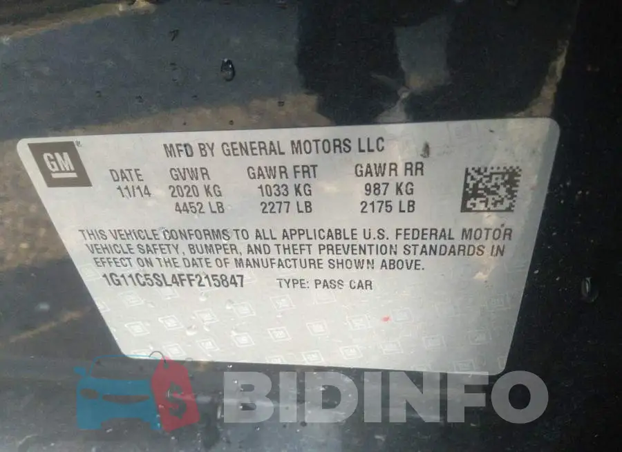 1G11C5SL4FF215847 Photo# 9