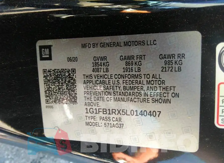 1G1FB1RX5L0140407 Photo# 9