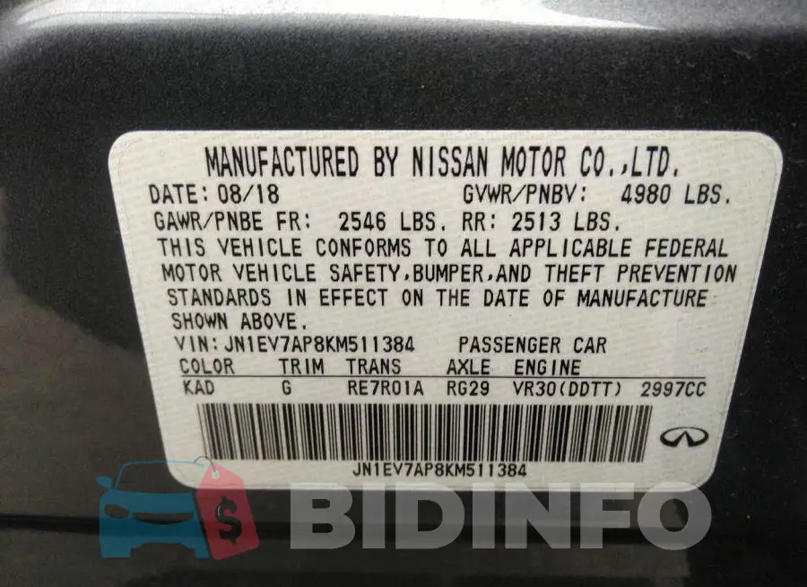 JN1EV7AP8KM511384 Photo# 9