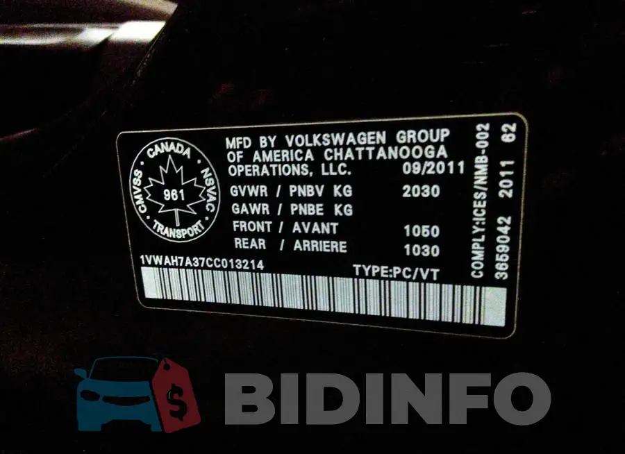 00WAH7A37CC013214 Photo# 9