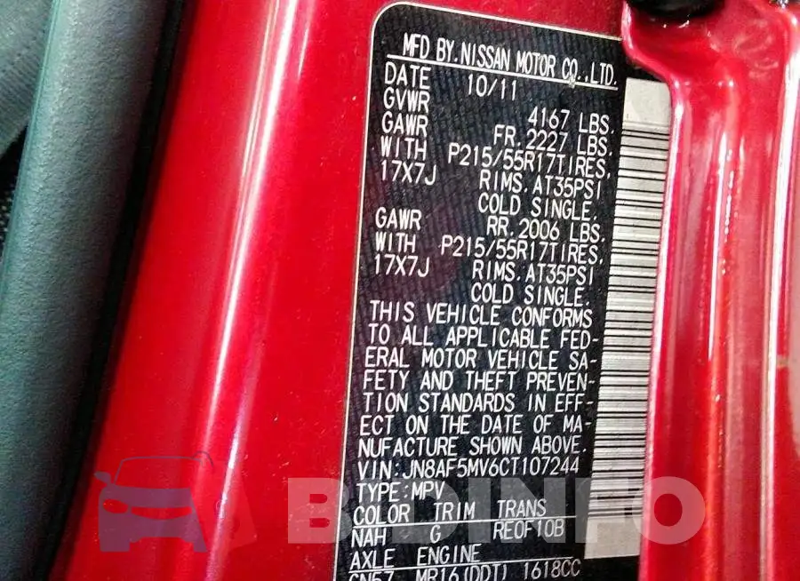 008AF5MV6CT107244 Photo# 9