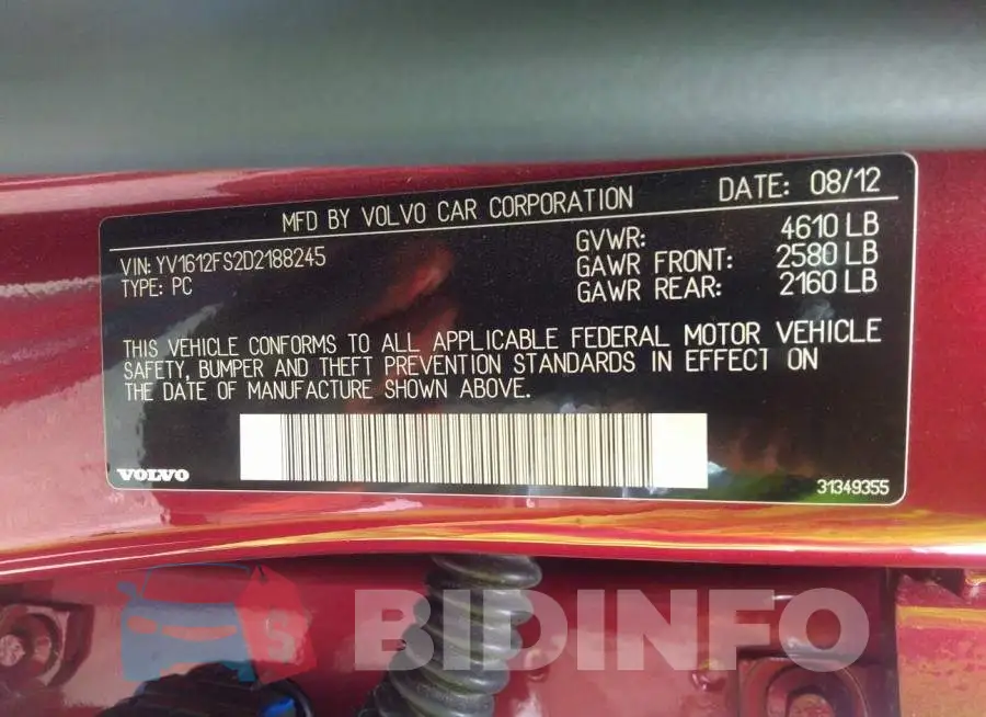 YV1612FS2D2188245 Photo# 9