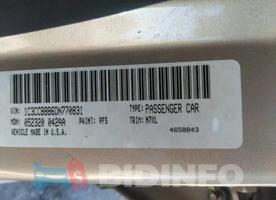 1C3CCBBB6DN770831 Photo# 9