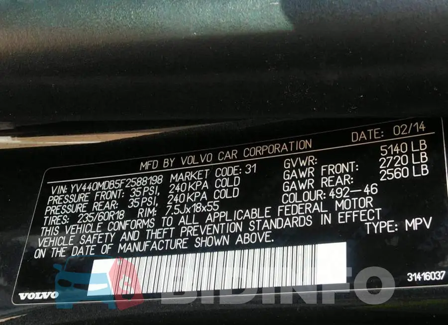 YV440MDB5F2588198 Photo# 9