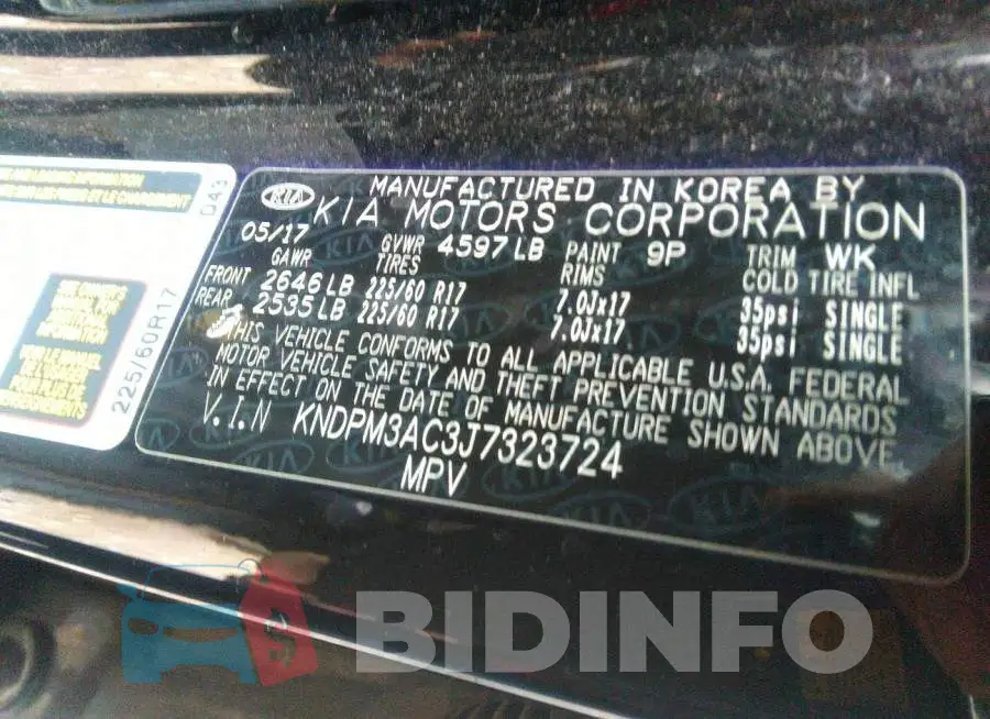 KNDPM3AC3J7323724 Photo# 9