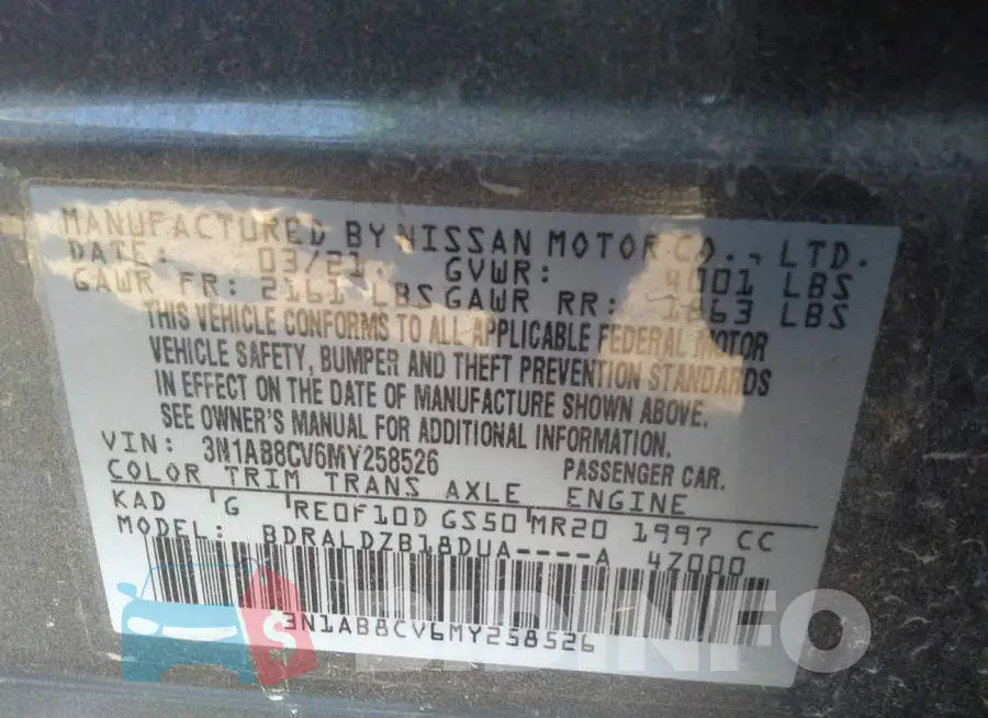 3N1AB8CV6MY258526 Photo# 9