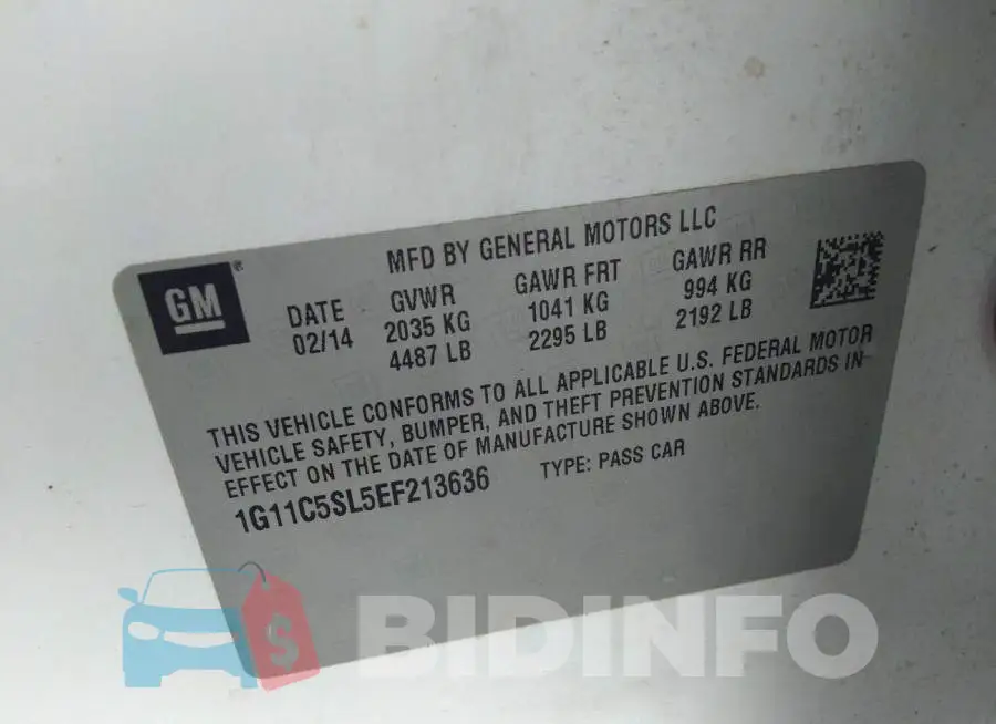 1G11C5SL5EF213636 Photo# 9