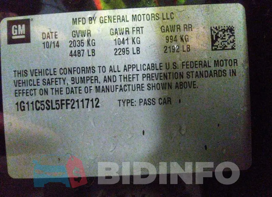 1G11C5SL5FF211712 Photo# 9