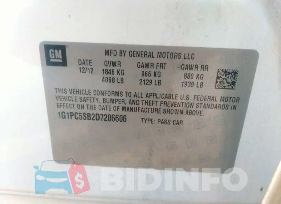 1G1PC5SB2D7206606 Photo# 9