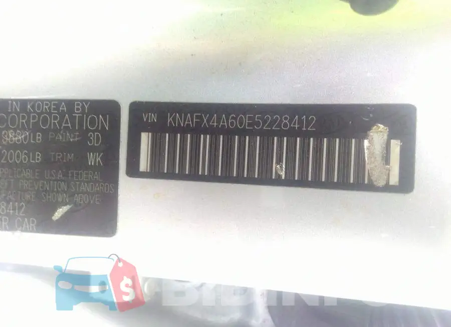 KNAFX4A60E5228412 Photo# 9