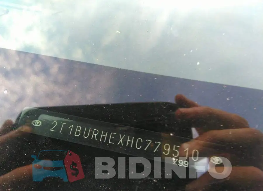 2T1BURHEXHC779510 Photo# 9