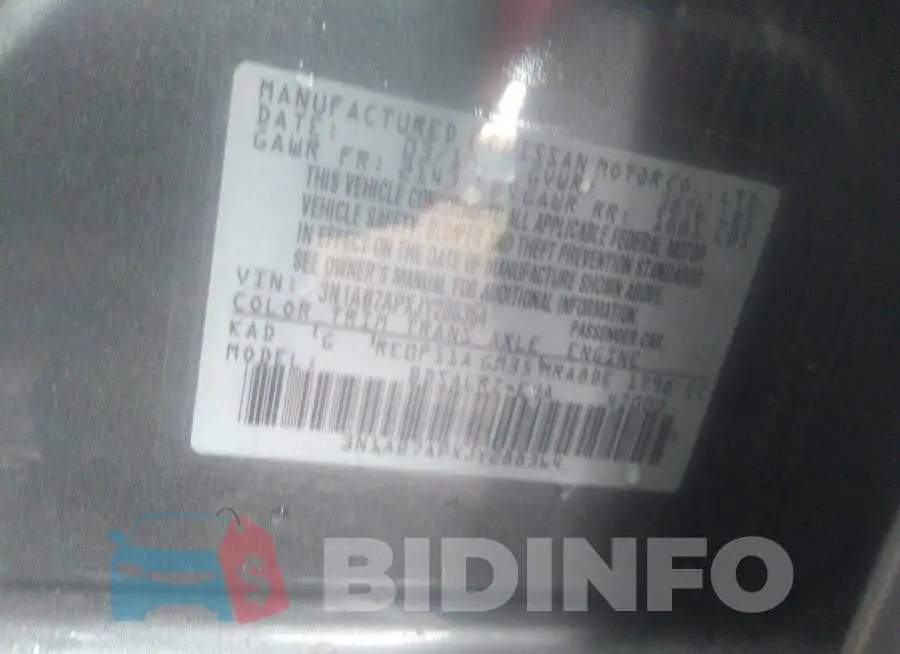 3N1AB7APXJY288364 Photo# 9